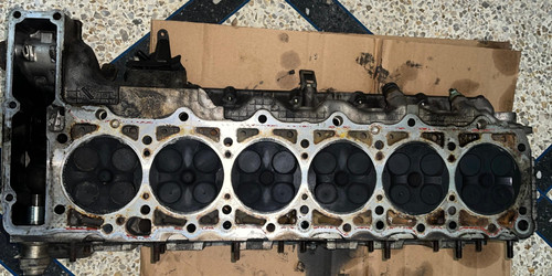 Om606 turbodiesel head - om606,