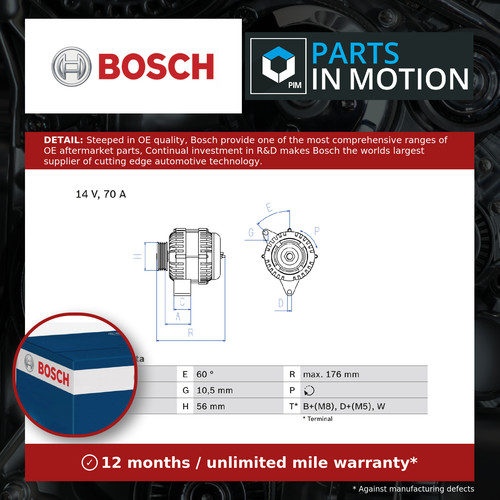 Alternator fits mercedes e300d - alternator,